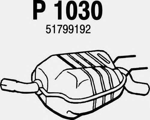 Fenno P1030 Endschalldämpfer P1030: Kaufen Sie zu einem guten Preis in Polen bei 2407.PL!