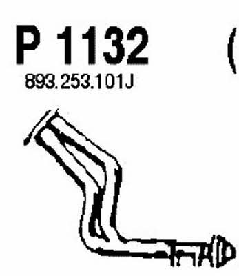 Fenno P1132 Exhaust pipe P1132: Buy near me in Poland at 2407.PL - Good price!