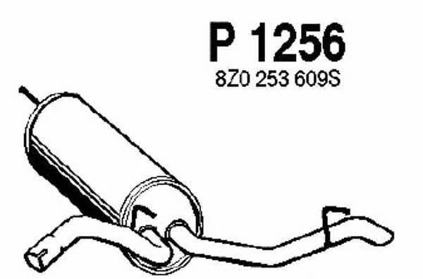 Fenno P1256 Глушник, задня частина P1256: Приваблива ціна - Купити у Польщі на 2407.PL!