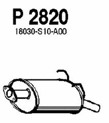 Fenno P2820 Tłumik, część tylna P2820: Dobra cena w Polsce na 2407.PL - Kup Teraz!