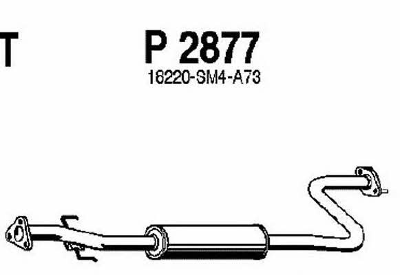 Fenno P2877 Central silencer P2877: Buy near me in Poland at 2407.PL - Good price!