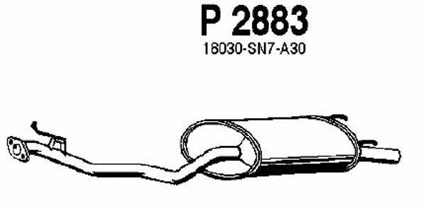 Fenno P2883 End Silencer P2883: Buy near me in Poland at 2407.PL - Good price!