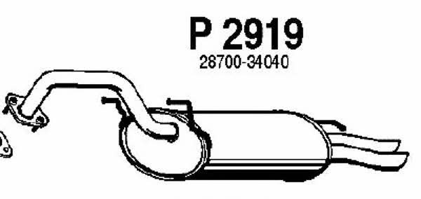 Fenno P2919 End Silencer P2919: Buy near me in Poland at 2407.PL - Good price!