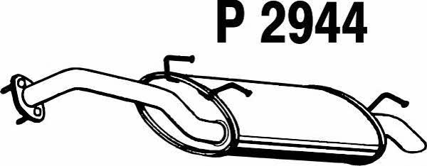 Fenno P2944 Глушник, задня частина P2944: Приваблива ціна - Купити у Польщі на 2407.PL!