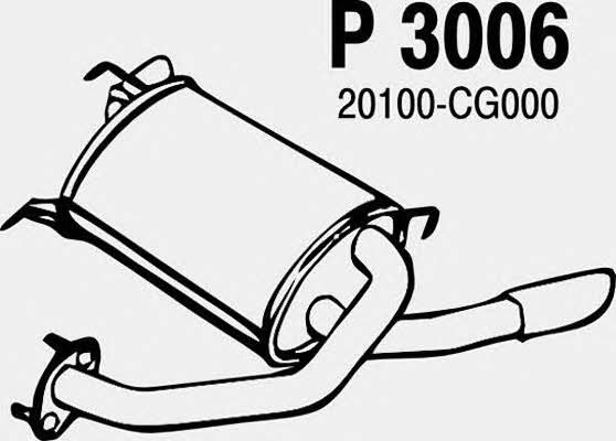 Fenno P3006 Tłumik, część tylna P3006: Dobra cena w Polsce na 2407.PL - Kup Teraz!