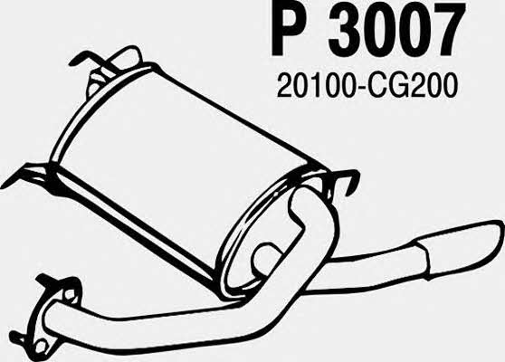 Fenno P3007 End Silencer P3007: Buy near me in Poland at 2407.PL - Good price!