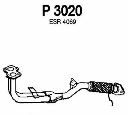 Fenno P3020 Exhaust pipe P3020: Buy near me in Poland at 2407.PL - Good price!