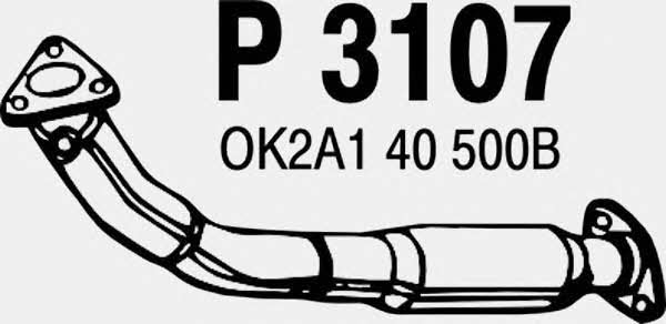 Fenno P3107 Выхлопная труба P3107: Отличная цена - Купить в Польше на 2407.PL!