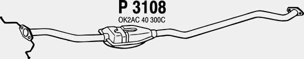 Fenno P3108 Tłumik, część środkowa P3108: Dobra cena w Polsce na 2407.PL - Kup Teraz!