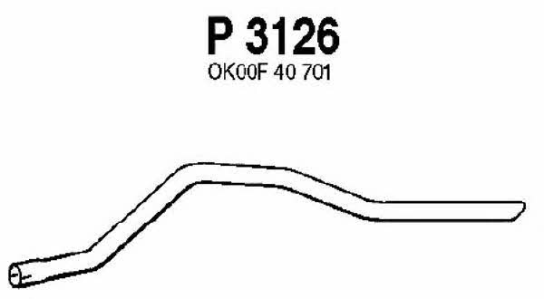 Fenno P3126 Exhaust pipe P3126: Buy near me in Poland at 2407.PL - Good price!