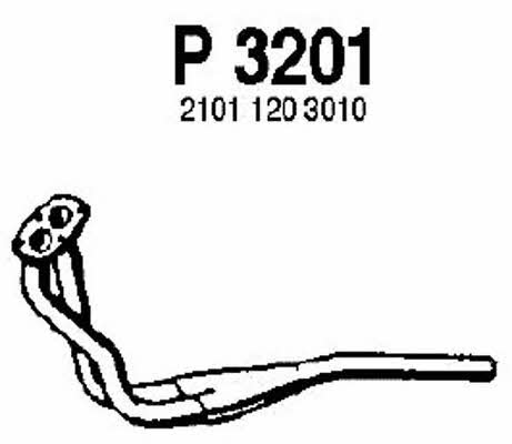 Fenno P3201 Exhaust pipe P3201: Buy near me at 2407.PL in Poland at an Affordable price!