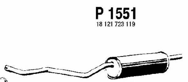 Fenno P1551 Глушитель, задняя часть P1551: Отличная цена - Купить в Польше на 2407.PL!