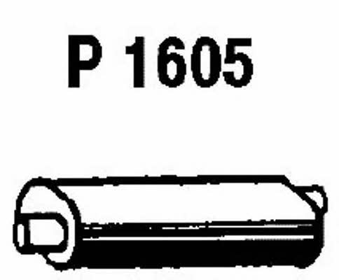 Fenno P1605 Central silencer P1605: Buy near me in Poland at 2407.PL - Good price!