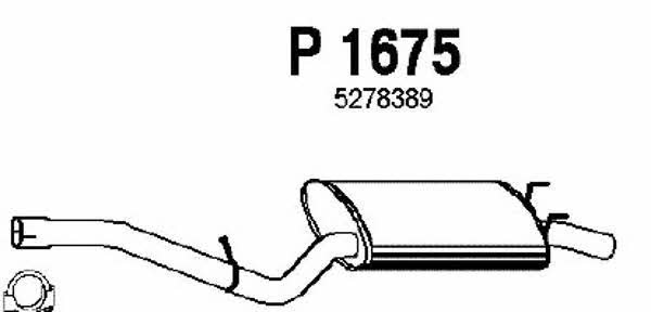 Fenno P1675 End Silencer P1675: Buy near me in Poland at 2407.PL - Good price!
