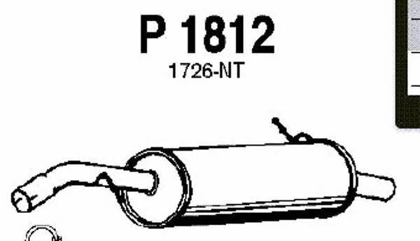 Fenno P1812 End Silencer P1812: Buy near me in Poland at 2407.PL - Good price!