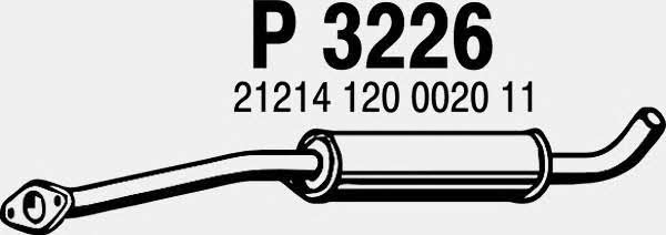 Fenno P3226 Central silencer P3226: Buy near me in Poland at 2407.PL - Good price!