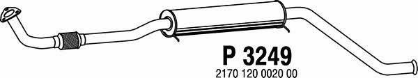 Fenno P3249 Глушитель, средняя часть P3249: Отличная цена - Купить в Польше на 2407.PL!