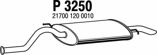 Fenno P3250 Tłumik, część tylna P3250: Dobra cena w Polsce na 2407.PL - Kup Teraz!