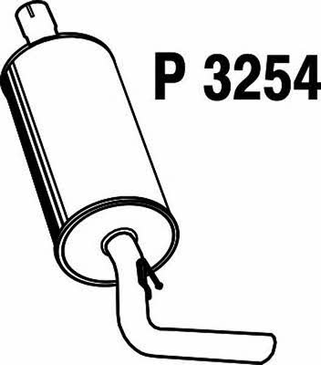 Fenno P3254 End Silencer P3254: Buy near me in Poland at 2407.PL - Good price!