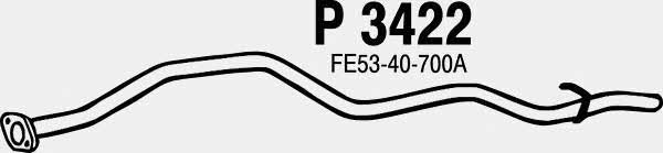 Fenno P3422 Exhaust pipe P3422: Buy near me in Poland at 2407.PL - Good price!