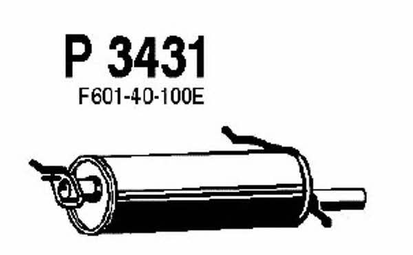 Fenno P3431 End Silencer P3431: Buy near me in Poland at 2407.PL - Good price!