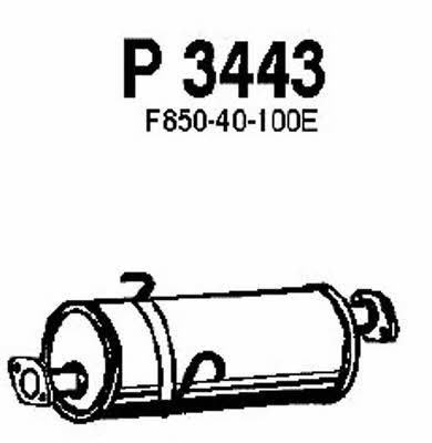 Fenno P3443 Central silencer P3443: Buy near me in Poland at 2407.PL - Good price!