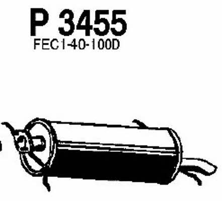 Fenno P3455 End Silencer P3455: Buy near me in Poland at 2407.PL - Good price!
