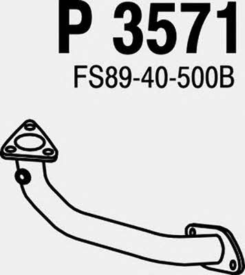 Fenno P3571 Вихлопна труба P3571: Приваблива ціна - Купити у Польщі на 2407.PL!