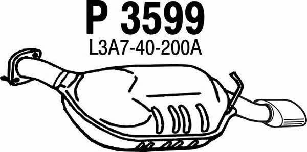 Fenno P3599 Endschalldämpfer P3599: Kaufen Sie zu einem guten Preis in Polen bei 2407.PL!