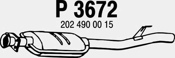 Fenno P3672 Tłumik, część środkowa P3672: Dobra cena w Polsce na 2407.PL - Kup Teraz!