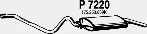 Fenno P7220 Tłumik, część tylna P7220: Dobra cena w Polsce na 2407.PL - Kup Teraz!