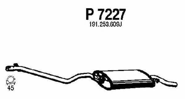 Fenno P7227 Tłumik, część tylna P7227: Dobra cena w Polsce na 2407.PL - Kup Teraz!