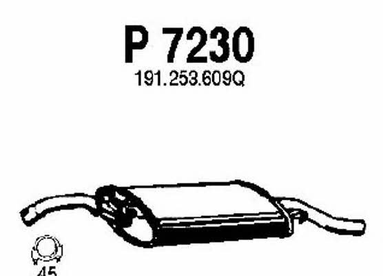 Fenno P7230 Tłumik, część tylna P7230: Dobra cena w Polsce na 2407.PL - Kup Teraz!