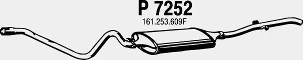 Fenno P7252 Tłumik, część tylna P7252: Dobra cena w Polsce na 2407.PL - Kup Teraz!