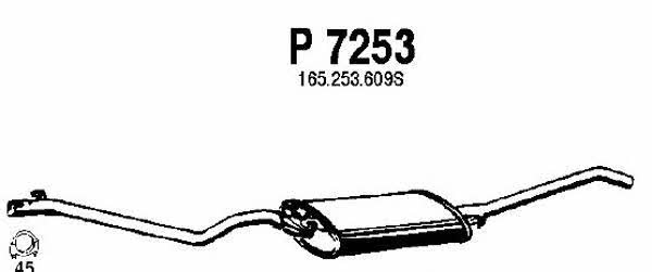 Fenno P7253 Глушник, задня частина P7253: Приваблива ціна - Купити у Польщі на 2407.PL!