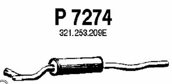 Fenno P7274 Central silencer P7274: Buy near me in Poland at 2407.PL - Good price!