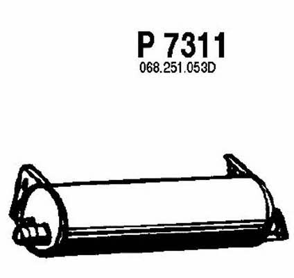 Fenno P7311 Глушитель, задняя часть P7311: Отличная цена - Купить в Польше на 2407.PL!