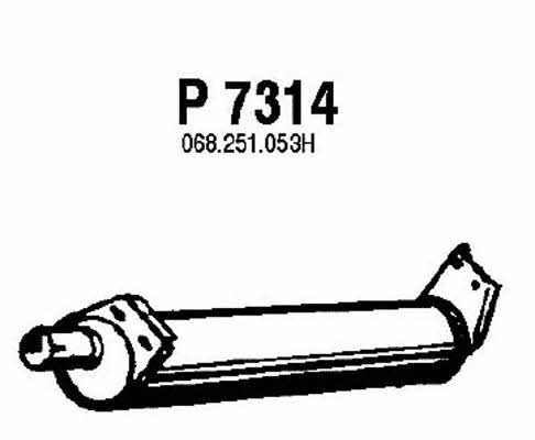 Fenno P7314 Глушитель, задняя часть P7314: Отличная цена - Купить в Польше на 2407.PL!