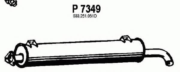 Fenno P7349 Глушитель, задняя часть P7349: Отличная цена - Купить в Польше на 2407.PL!