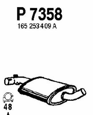 Fenno P7358 Глушник, середня частина P7358: Приваблива ціна - Купити у Польщі на 2407.PL!