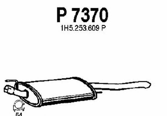 Fenno P7370 Tłumik, część tylna P7370: Dobra cena w Polsce na 2407.PL - Kup Teraz!