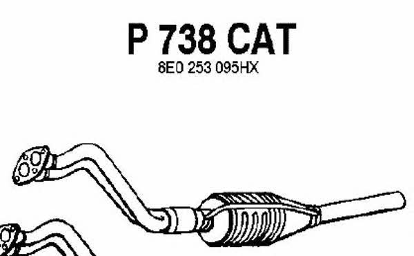 Fenno P738CAT Catalytic Converter P738CAT: Buy near me in Poland at 2407.PL - Good price!