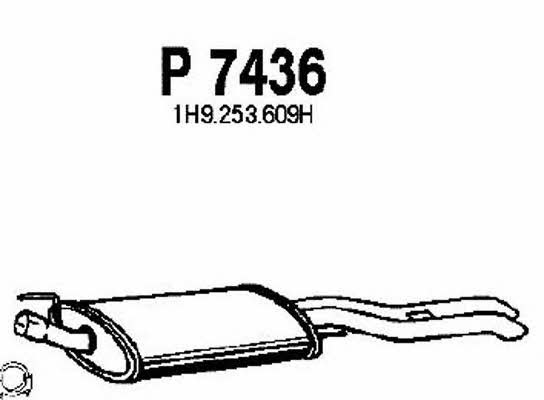 Fenno P7436 End Silencer P7436: Buy near me in Poland at 2407.PL - Good price!