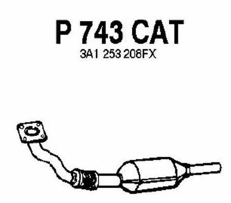 Fenno P743CAT Catalytic Converter P743CAT: Buy near me in Poland at 2407.PL - Good price!