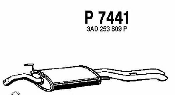 Fenno P7441 Tłumik, część tylna P7441: Dobra cena w Polsce na 2407.PL - Kup Teraz!