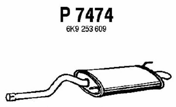 Fenno P7474 End Silencer P7474: Buy near me in Poland at 2407.PL - Good price!