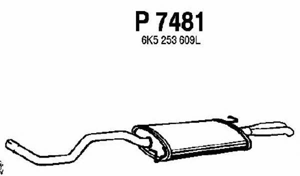 Fenno P7481 End Silencer P7481: Buy near me in Poland at 2407.PL - Good price!