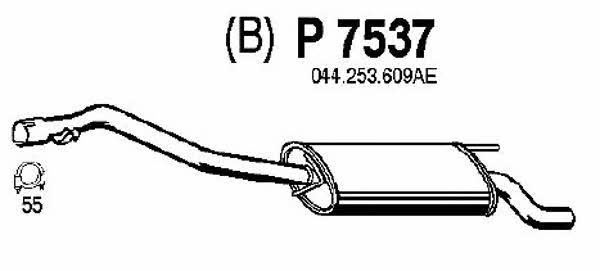 Fenno P7537 Tłumik, część tylna P7537: Dobra cena w Polsce na 2407.PL - Kup Teraz!