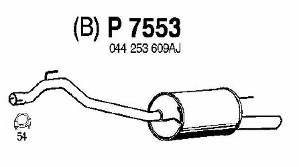 Fenno P7553 End Silencer P7553: Buy near me in Poland at 2407.PL - Good price!