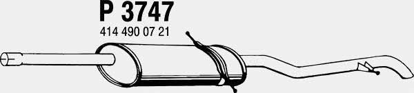Fenno P3747 Глушитель, задняя часть P3747: Отличная цена - Купить в Польше на 2407.PL!